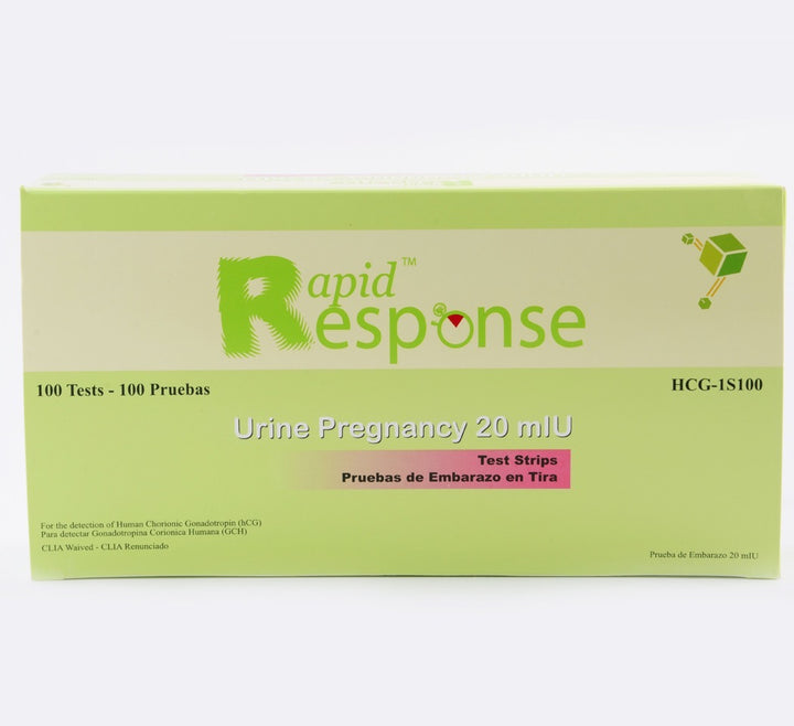 Résultats rapides de grossesse : bandelettes de test hCG