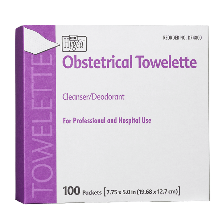 Toallitas obstétricas Hygea: toallitas estériles para preparación del parto