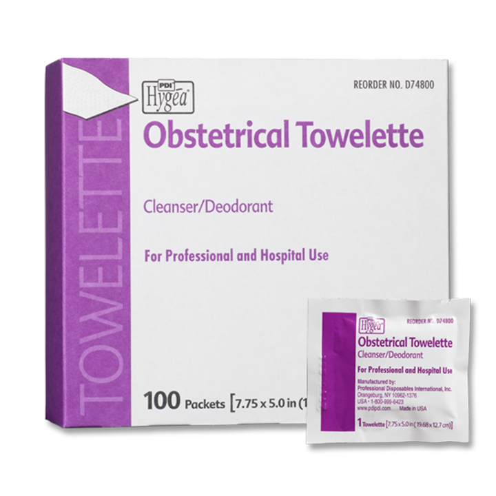 Toallitas obstétricas Hygea: toallitas estériles para preparación del parto
