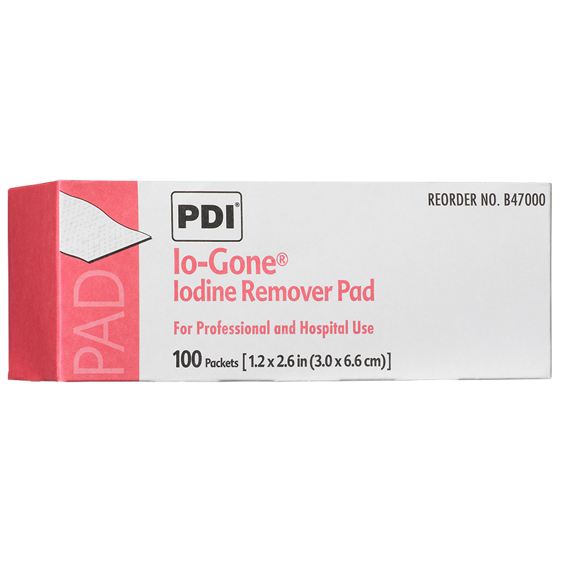 IO-Gone Iodine Remover Pad by PDI: Effective Stain Removal Solution