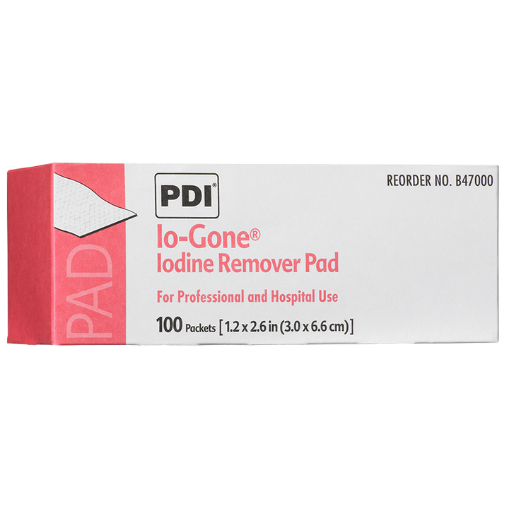 IO-Gone Iodine Remover Pad by PDI: Effective Stain Removal Solution
