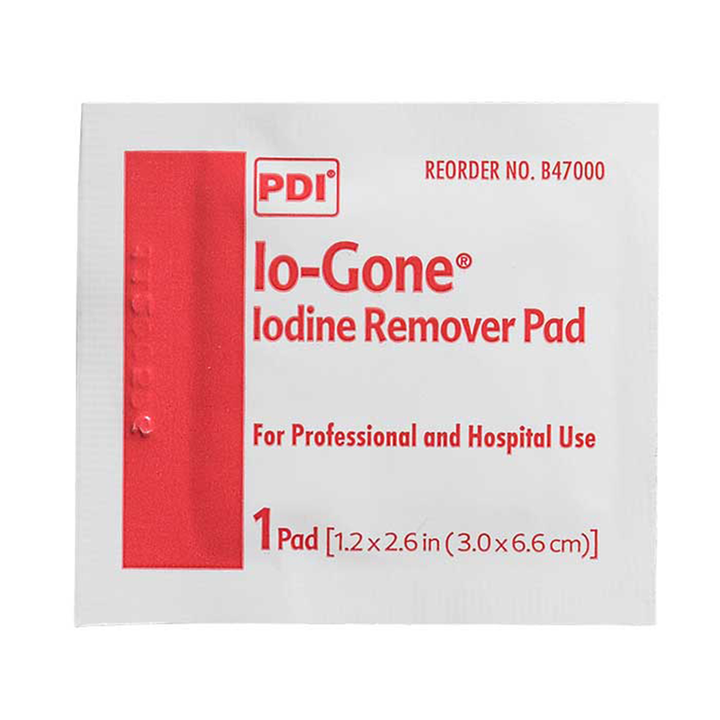 IO-Gone Iodine Remover Pad by PDI: Effective Stain Removal Solution