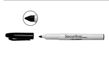 Secureline Lab Marker Fine Tip, Black, 10/Box – MedSupply