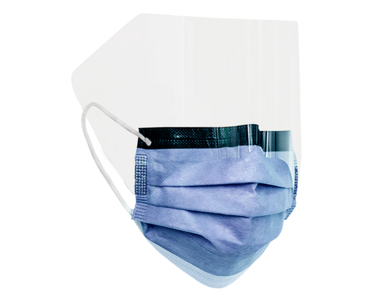 Máscara de visera (ASTM Nivel 3)