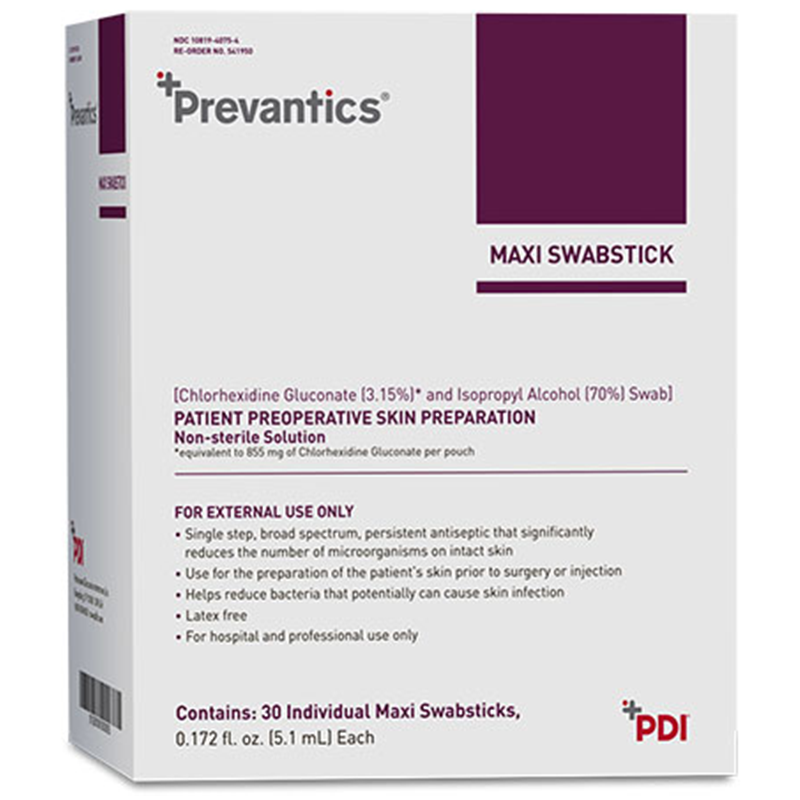 Prevantics Swab, Swabstick, Maxi Swabstick: Antimicrobial Swabs for Effective Skin Preparation