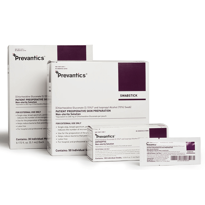 Prevantics Swab, Swabstick, Maxi Swabstick: Antimicrobial Swabs for Effective Skin Preparation