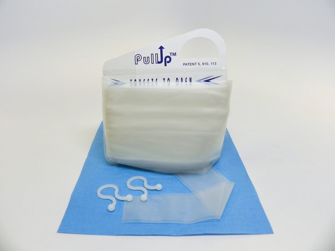 Protek Sterile PullUp Probe Cover with Form Fit Tip - 5"-1 3/4" x 96" - Kit with Gel & Bands