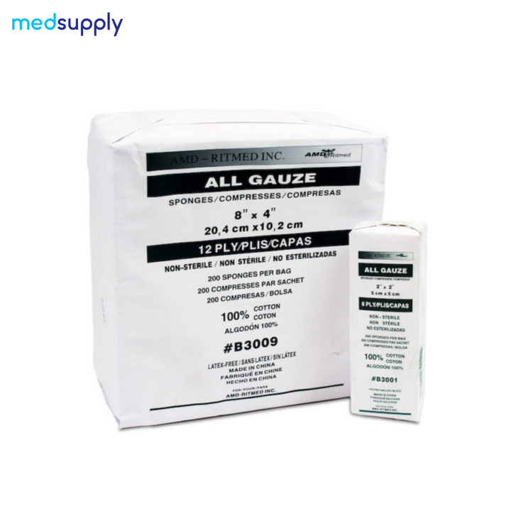 RITMED® Cotton Sponges: Absorbent Wound Care