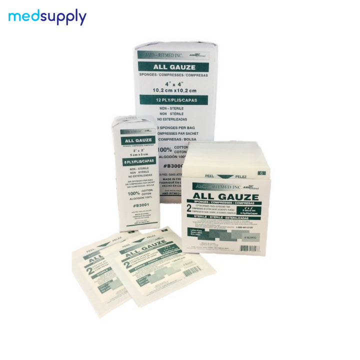 RITMED® Cotton Sponges: Absorbent Wound Care