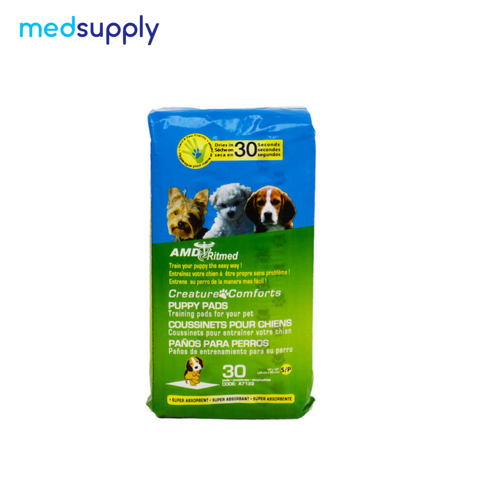 Coussinets anti-fuites pour chiots Creature Comforts - Solution de formation et de voyage