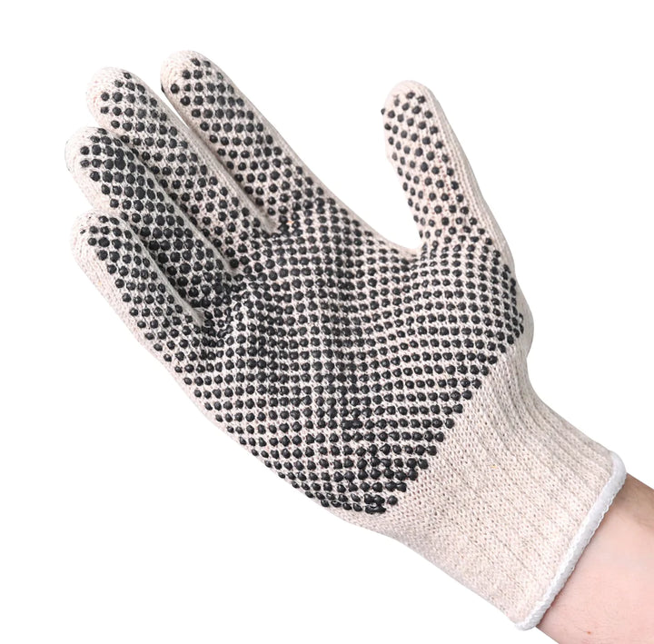 VGuard 2-Sided PVC Dotted String Knit Glove - Enhanced Grip and Comfort
