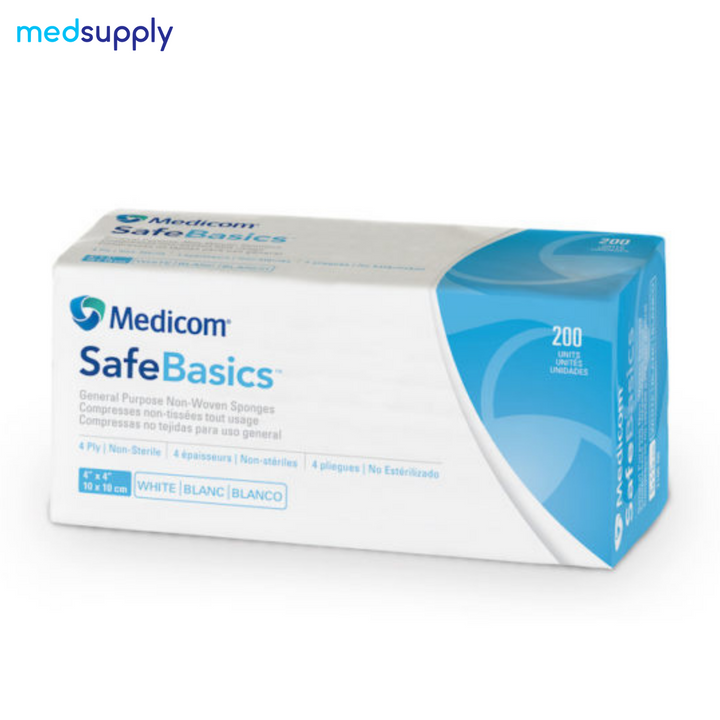 SAFEBASICS® Non-Woven Sponges: Soft, Absorbent & Lint-Free (