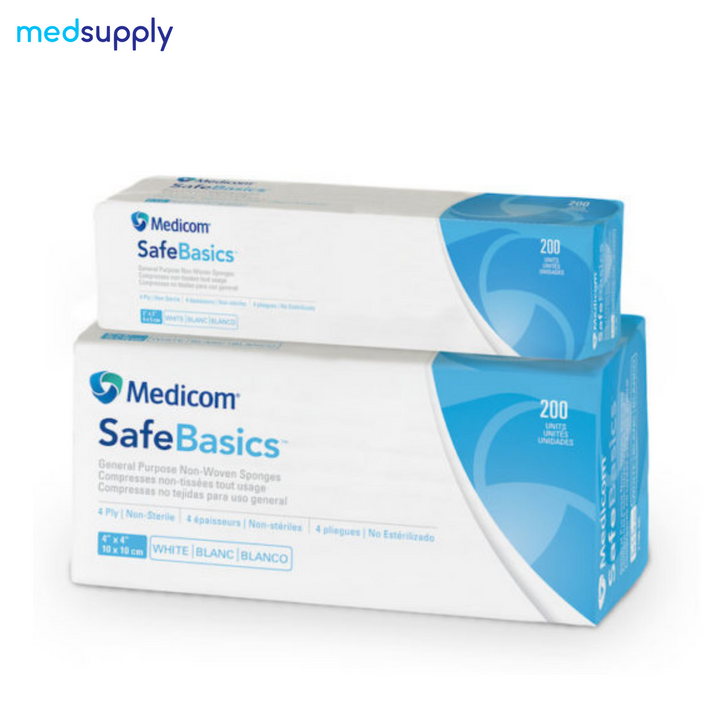 SAFEBASICS® Non-Woven Sponges: Soft, Absorbent & Lint-Free (