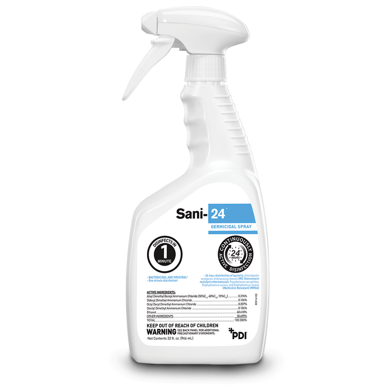 Sani 24 Germicidal Spray: Effective 24-Hour Protection