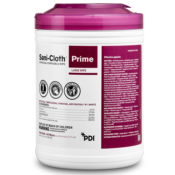 Sani-Cloth Prime Germicidal Disposable Wipe - Effective Disinfection Solution