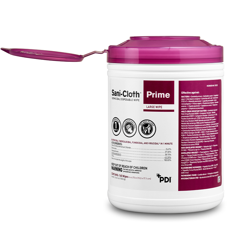 Sani-Cloth Prime Germicidal Disposable Wipe - Effective Disinfection Solution
