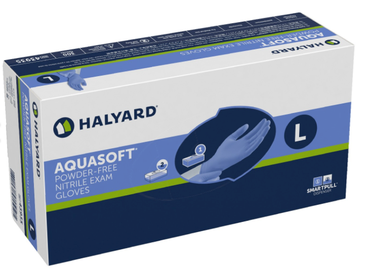 Gants en nitrile Halyard Aquadsoft : confort et rapport qualité-prix