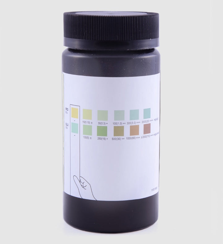 Test de glucose et de protéines en 2 minutes
