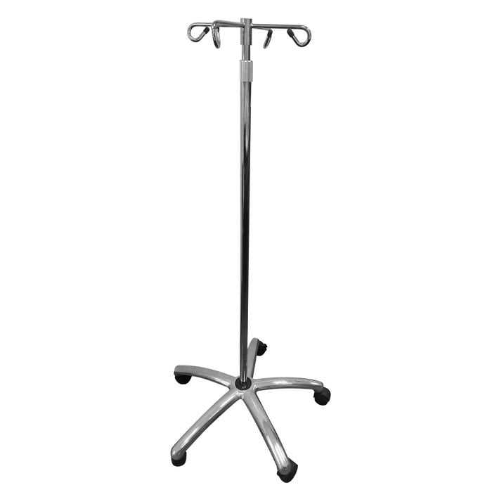 Poteaux IV Dynarex Deluxe : support haut de gamme pour les procédures de perfusion médicale