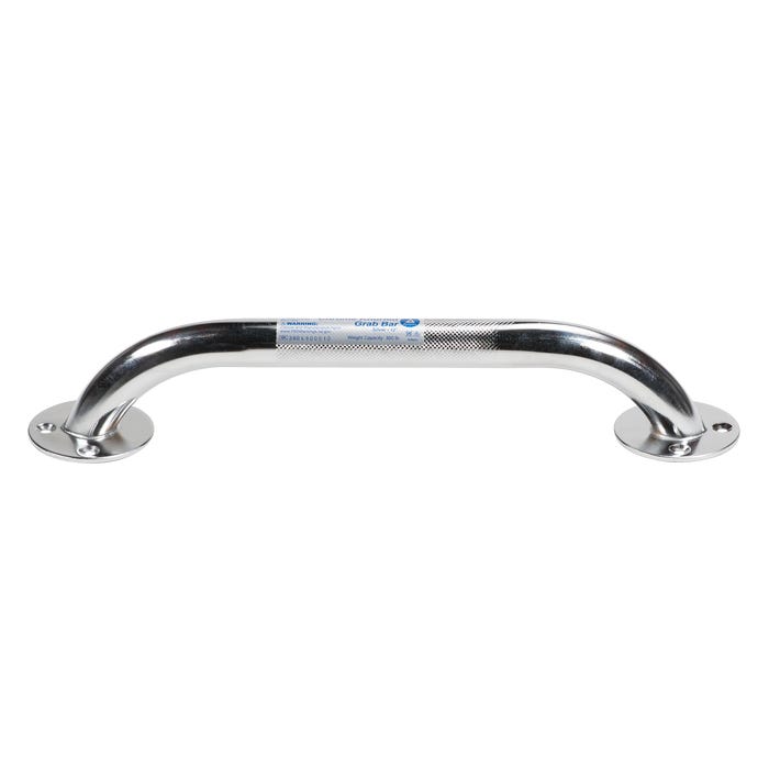 Dynarex Chrome Knurled Grab Bars - Secure Bathroom Support