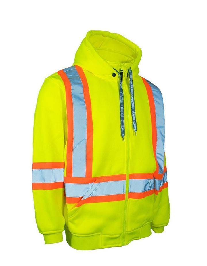 Sweat à capuche de sécurité haute visibilité ForceField Deluxe, capuche amovible