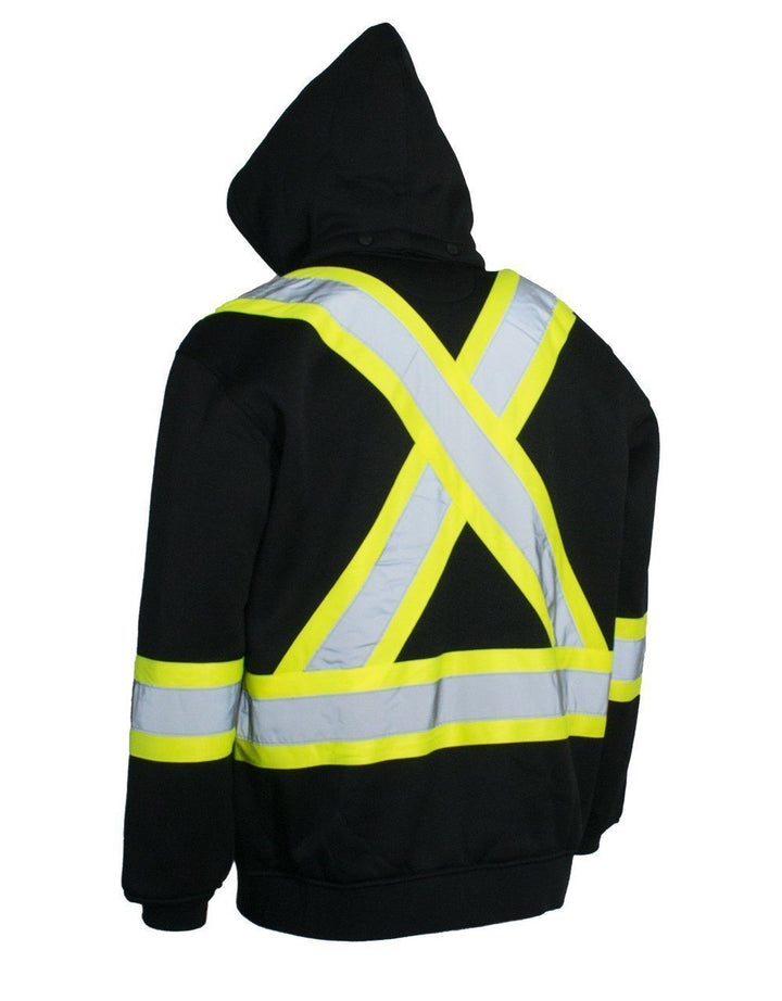 Sweat à capuche de sécurité haute visibilité ForceField Deluxe, capuche amovible
