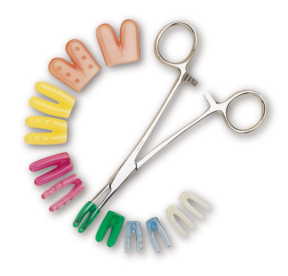 duoguard instrument tip protectors: Size: 9.5 x 25.4mm, Color: Orange, Vented