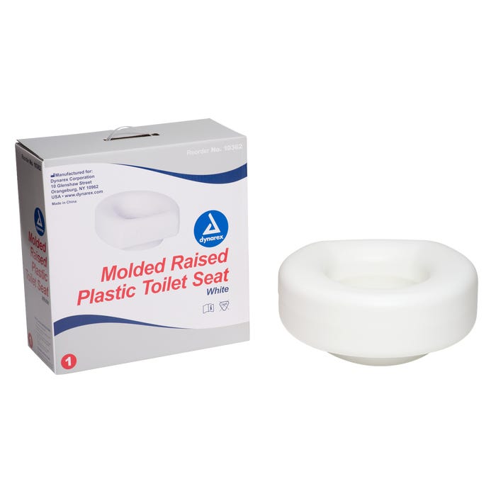 Dynarex Raised Toilet Seat - Elevated Comfort