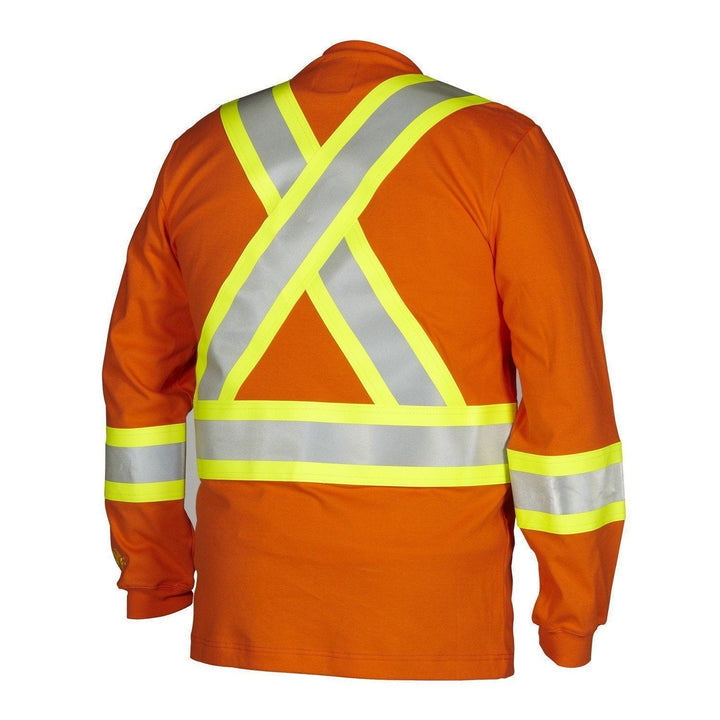 T-shirt à manches longues ForceField FR résistant aux flammes et aux arcs électriques HRC2