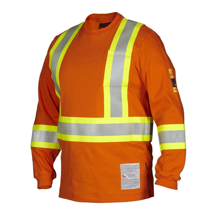 T-shirt à manches longues ForceField FR résistant aux flammes et aux arcs électriques HRC2
