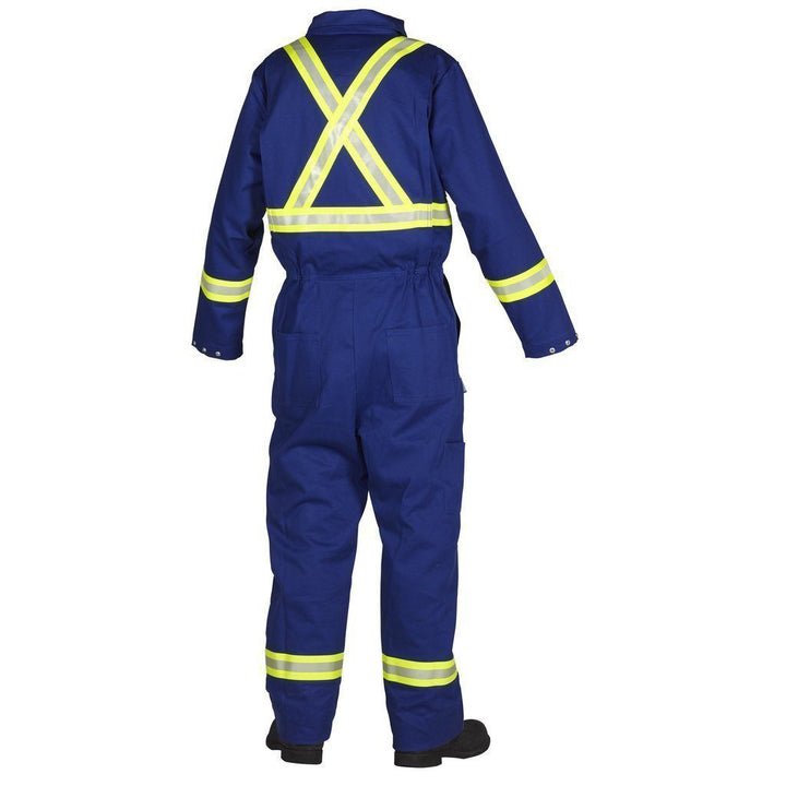 ForceField FR Treated 100% Cotton Coverall with Reflective Tape