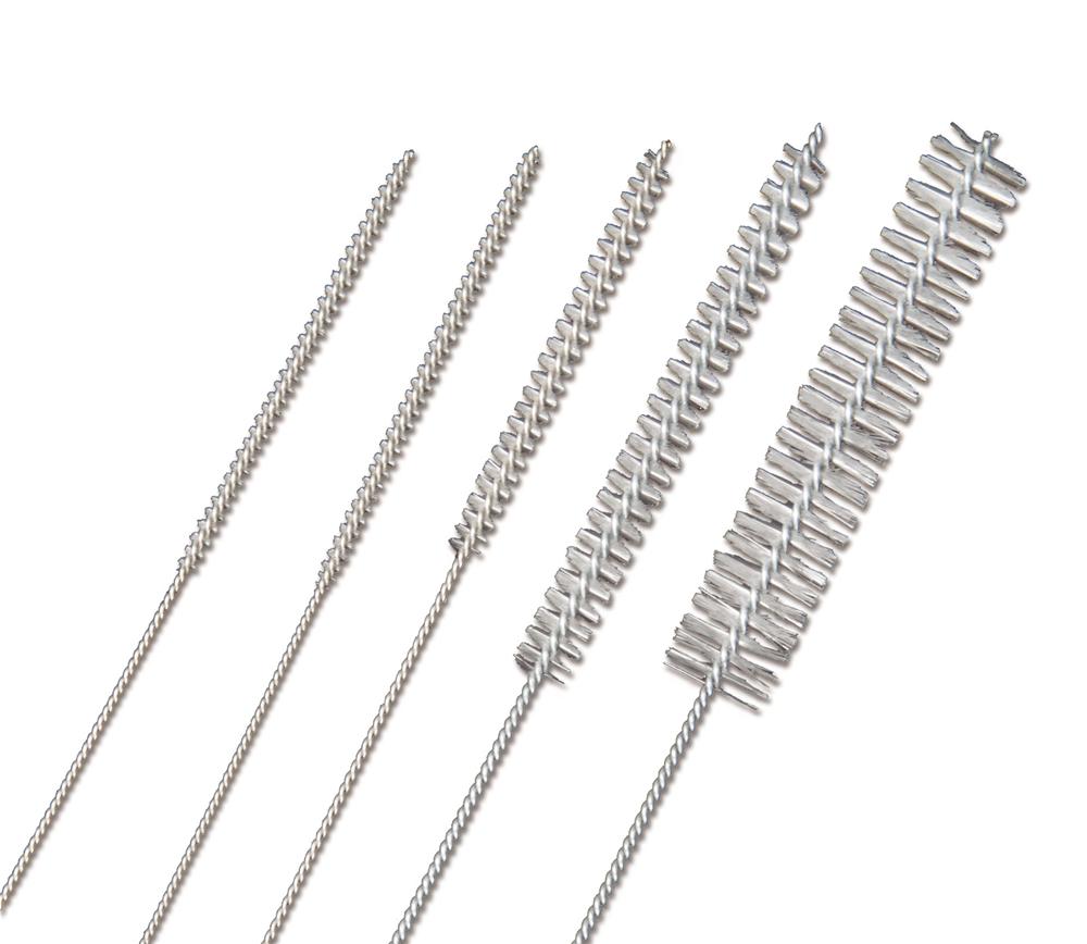 suction tube cleaning brush : French Size (Fr): 11, Bristle Length: 0.5 inches, Overall Length: 8 inches