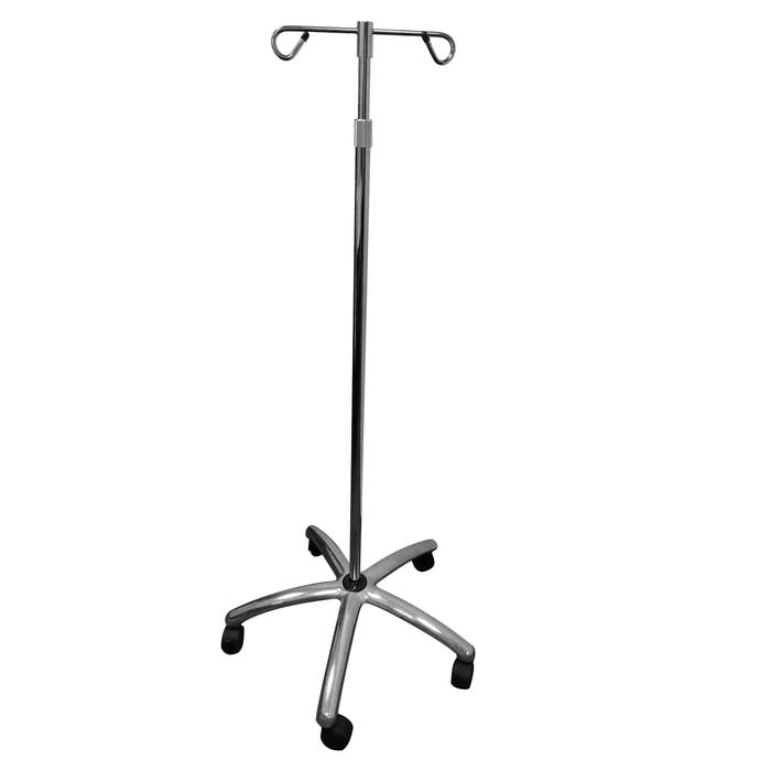 Poteaux IV Dynarex Deluxe : support haut de gamme pour les procédures de perfusion médicale