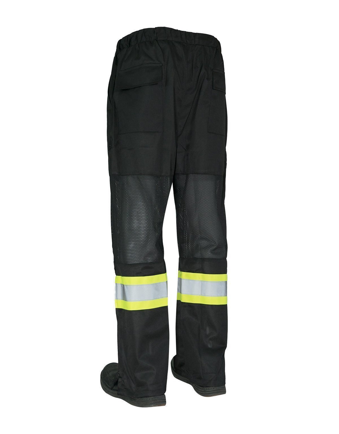 ForceField Hi Vis Safety Tricot Traffic Pants with Vented Legs and Elastic Waist