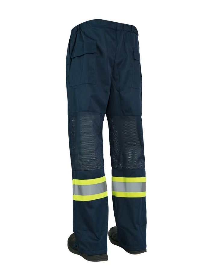 ForceField Hi Vis Safety Tricot Traffic Pants with Vented Legs and Elastic Waist