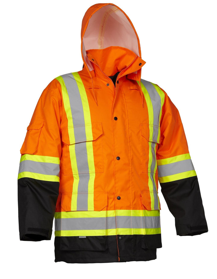 ForceField Hi Vis Safety Winter Cargo Parka
