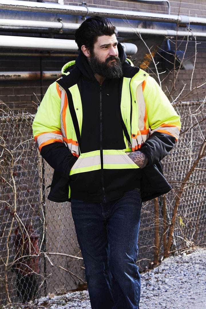 ForceField Hi Vis Winter Softshell Heated Jacket