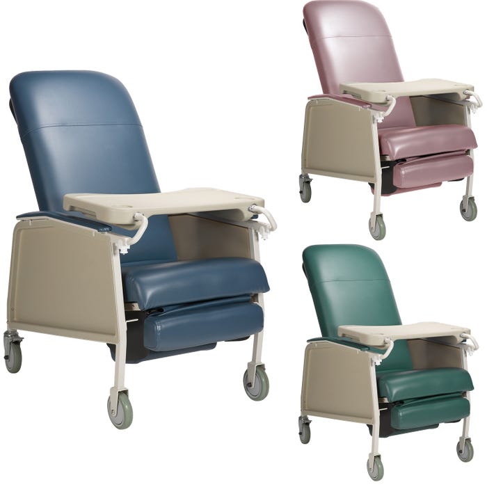 Dynarex Bariatric 3-Position Geri Chair: Comfort and Support for Larger Patients