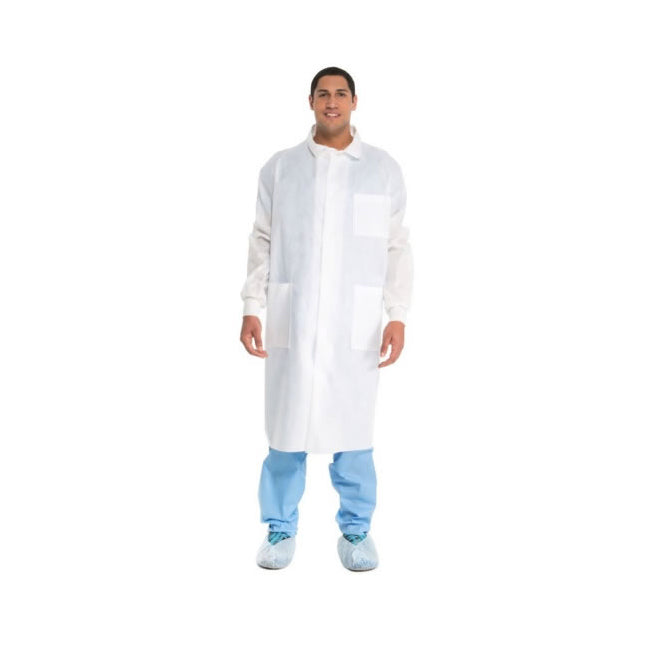 O & M Halyard Universal Precautions Lab Coat
