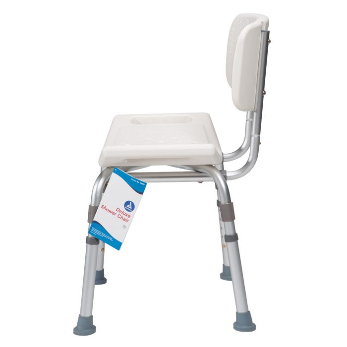 Dynarex Deluxe Shower Chair with Back - Comfort & Stability