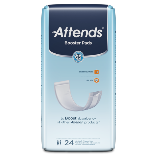 Double Your Protection Attends Booster Pads for Extra Absorbency