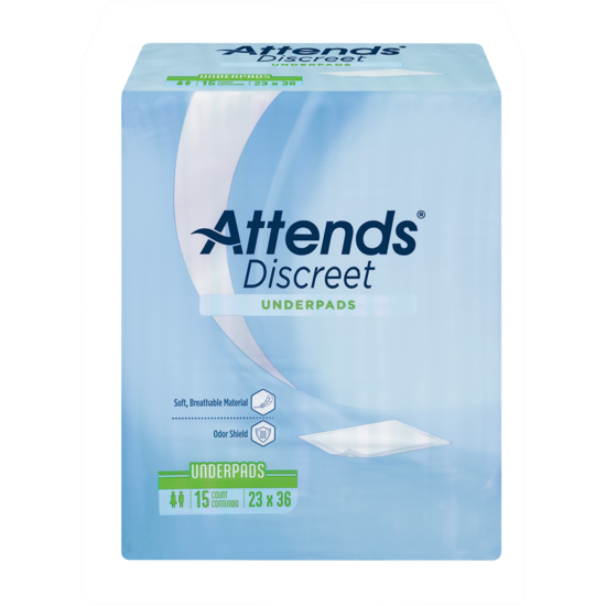 Discreet Leak Protection Attends Discreet Underpads