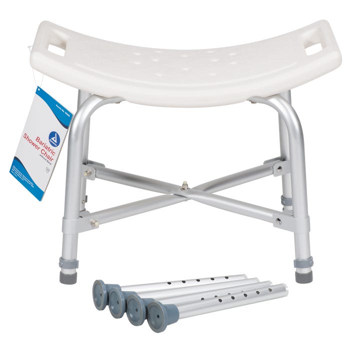 Dynarex Bariatric Shower Chair Without Back - Secure Bathing Solution