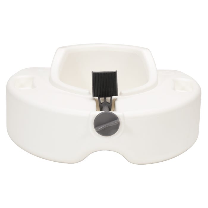 Siège de toilette surélevé verrouillable Dynarex - Sûr et confortable