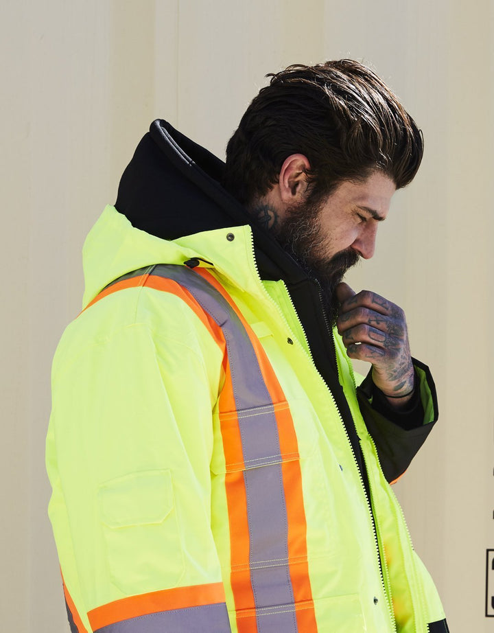 Parka de sécurité haute visibilité 4 en 1 repensée ForceField
