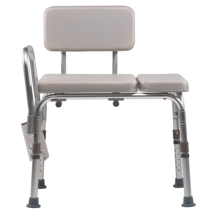 Dynarex Padded Tub Transfer Bench - Comfortable & Secure