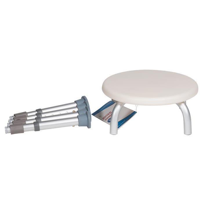 Dynarex Shower Stool - Compact and Secure Bathing Aid