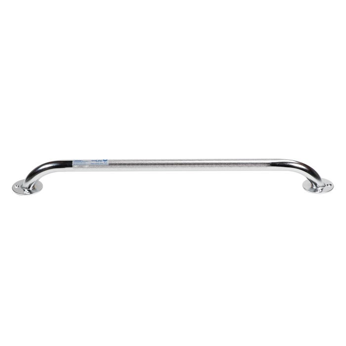 Dynarex Chrome Knurled Grab Bars - Secure Bathroom Support