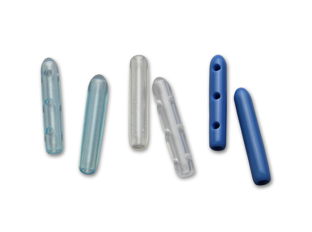 Protector Instrument Metal instrument tip protectors clear: Size: 2 x 19mm, Vented – MedSupply