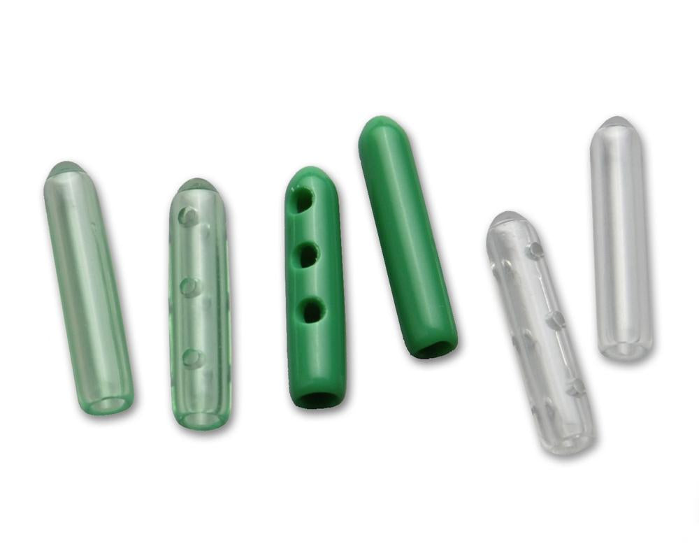 instrument tip protectors tinted: Color: Green, Non-Vented